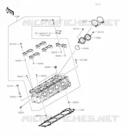 CULASSE pour Kawasaki ZZR1400 2021