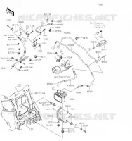 DURITE DE FREIN pour Kawasaki ZZR1400 2021