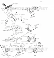 &Eacute;CHAPPEMENT pour Kawasaki ZZR1400 2021