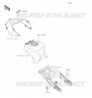 ETIQUETTES pour Kawasaki ZZR1400 2021
