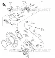 FREIN ARRIERE pour Kawasaki ZZR1400 2021