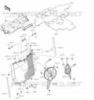 RADIATEUR pour Kawasaki ZZR1400 2021