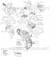 RESERVOIR CARBURANT pour Kawasaki ZZR1400 2021