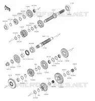 TRANSMISSION pour Kawasaki ZZR1400 2021