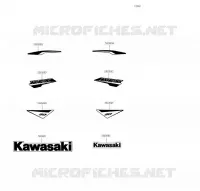 AUTOCOLLANT(GREEN) pour Kawasaki KFX90 2023