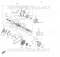 COURROIE pour Kawasaki KFX90 2023