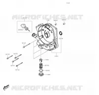 COUVERCLES MOTEUR pour Kawasaki KFX90 2023