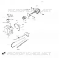 VILEBREQUIN/PISTON pour Kawasaki KFX90 2023