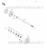 ARBRE DE TRANSMISSION pour Kawasaki JET SKI STX 160 2023