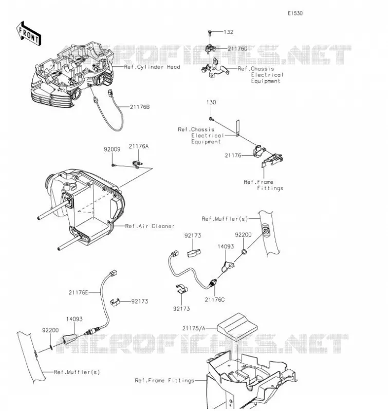 INJECTION CARBURANT Kawasaki MOTOS 800 2023 W800  EJ800DPFNL