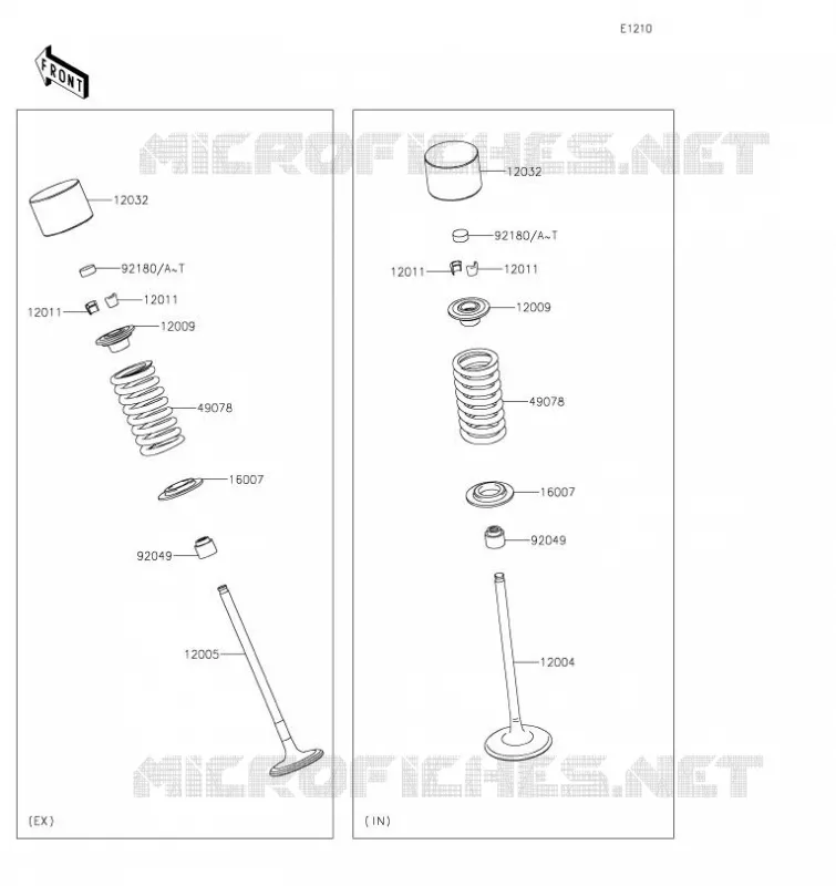 SOUPAPE Kawasaki MOTOS 650 2023 Z650  ER650SPFNN
