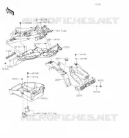 GARDE BOUE ARRIÈRE pour Kawasaki NINJA 400 2020
