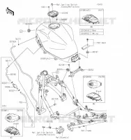 RESERVOIR A CARBURANT pour Kawasaki NINJA 400 2020