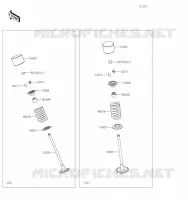 SOUPAPE pour Kawasaki NINJA 400 2020