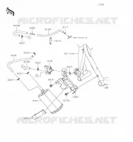 SYSTÈME D'ÉVAPORATION DE CARBURANT(CA) pour Kawasaki NINJA 400 2020