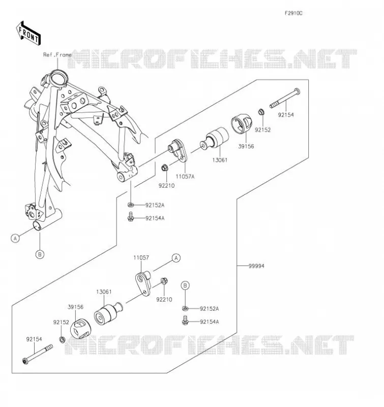 ACCESSOIRE(Slider) Kawasaki MOTOS 400 2020 NINJA 400  EX400HLFA
