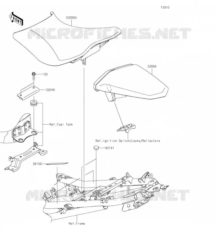 SELLE Kawasaki MOTOS 400 2020 NINJA 400  EX400HLFB