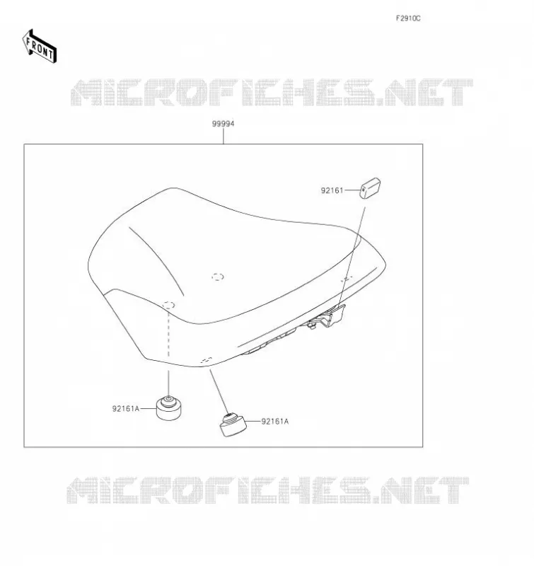 ACCESSOIRE(High Seat) Kawasaki MOTOS 650 2023 NINJA 650  EX650PPSNN