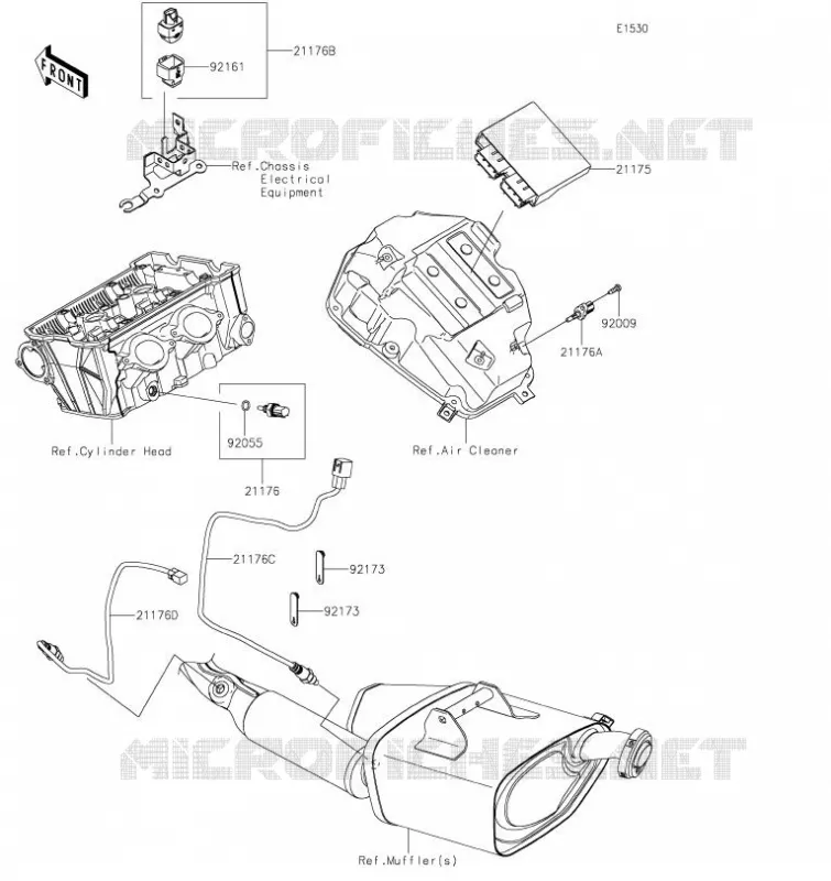 INJECTION CARBURANT Kawasaki MOTOS 650 2023 NINJA 650  EX650SPFNN