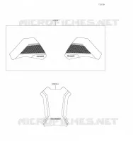 ACCESSOIRE(Tank Pad) pour Kawasaki KLR650 2023