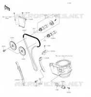 ARBRE A CAME/TENDEUR pour Kawasaki KLR650 2023