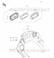 COMPTEURS pour Kawasaki KLR650 2023