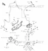 DURITE DE FREIN pour Kawasaki KLR650 2023