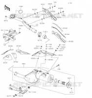 &Eacute;CHAPPEMENT pour Kawasaki KLR650 2023