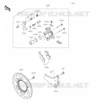 FREIN ARRIERE pour Kawasaki KLR650 2023
