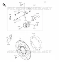FREIN AVANT pour Kawasaki KLR650 2023