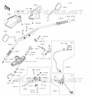 GUIDON pour Kawasaki KLR650 2023