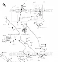 MAITRE CYLINDRE ARRI&Egrave;RE pour Kawasaki KLR650 2023