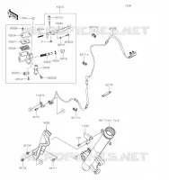 MAITRE CYLINDRE AV pour Kawasaki KLR650 2023