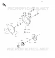 POMPE &Agrave; EAU pour Kawasaki KLR650 2023