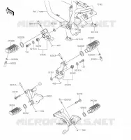 REPOSE PIED pour Kawasaki KLR650 2023