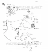 RESERVOIR CARBURANT pour Kawasaki KLR650 2023