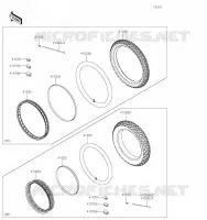 ROUE/PNEUS pour Kawasaki KLR650 2023