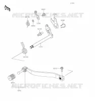 SELECTEUR pour Kawasaki KLR650 2023