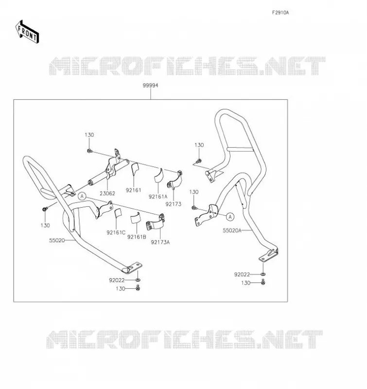ACCESSOIRE(Frame Slider Ver.2) Kawasaki MOTOS 650 2023 KLR650  KL650FPFNN