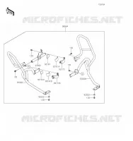 ACCESSOIRE(Frame Slider Ver.2) pour Kawasaki KLR650 2023