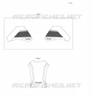 ACCESSOIRE(Tank Pad) pour Kawasaki KLR650 2023