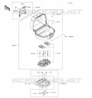 ACCESSOIRE(Topcase) pour Kawasaki KLR650 2023