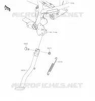 BEQUILLES pour Kawasaki KLR650 2023
