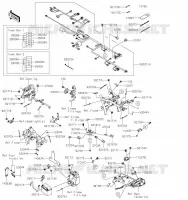 CHASSIS EQUIPMENT ELECTRIQUE pour Kawasaki KLR650 2023