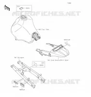 ETIQUETTES pour Kawasaki KLR650 2023