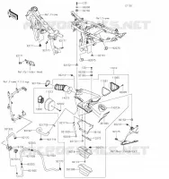 FILTRE A AIR pour Kawasaki KLR650 2023