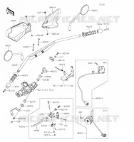 GUIDON pour Kawasaki KLR650 2023