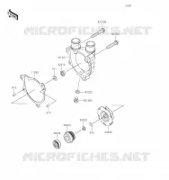POMPE &Agrave; EAU pour Kawasaki KLR650 2023