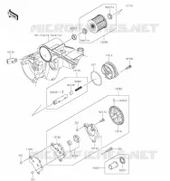 POMPE A HUILE pour Kawasaki KLR650 2023