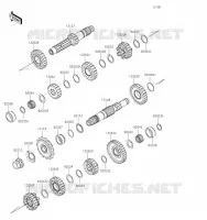 TRANSMISSION pour Kawasaki KLR650 2023